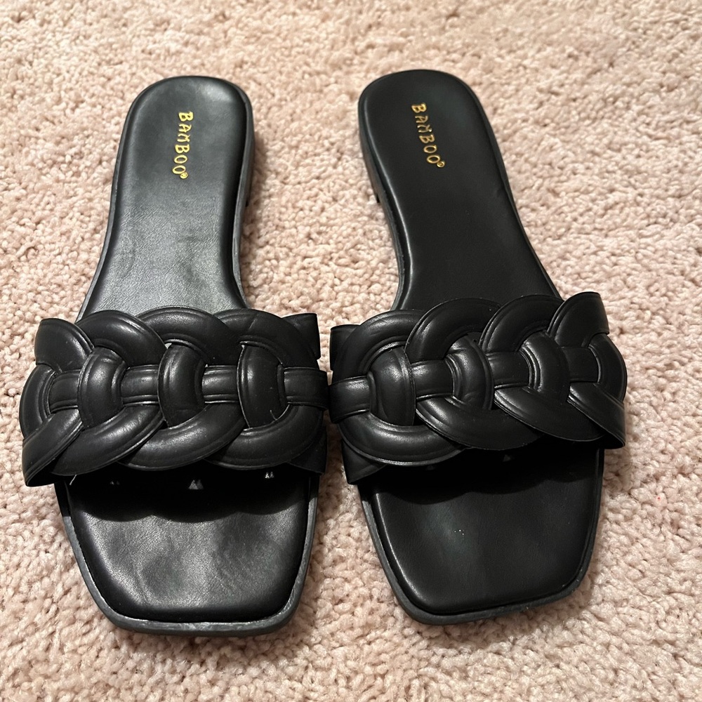 Black sandals